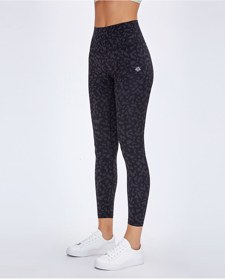 Black Leopard Pattern Leggings