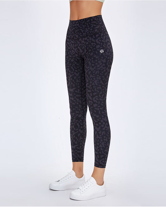 Black Leopard Pattern Leggings